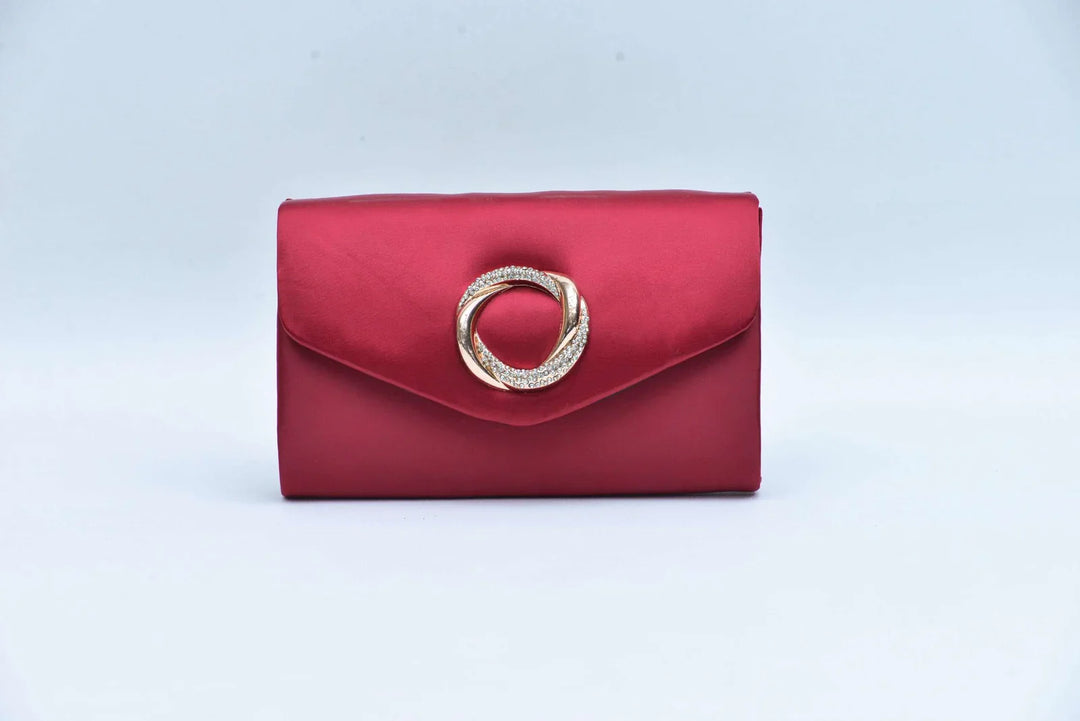 Firdous Clutch Bag Red - FWB00704