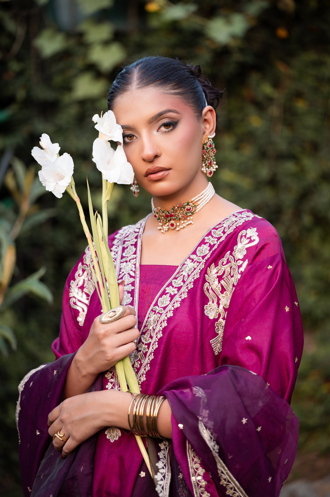 Sitaray by Reezas Women Pret Silk Embroidered 3 Piece Rang e ishq - Festive Collection