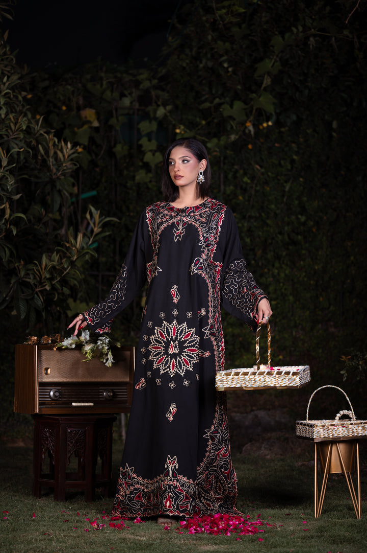 Sitaray by Reezas Women Pret Silk Embroidered 2 Piece Shab e Surkh - Festive Collection