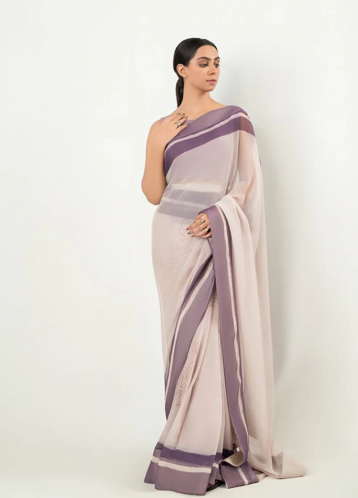 Imran Aftab RTW Printed Chiffon 3 Piece Suit IASC 19 - Festive Collection