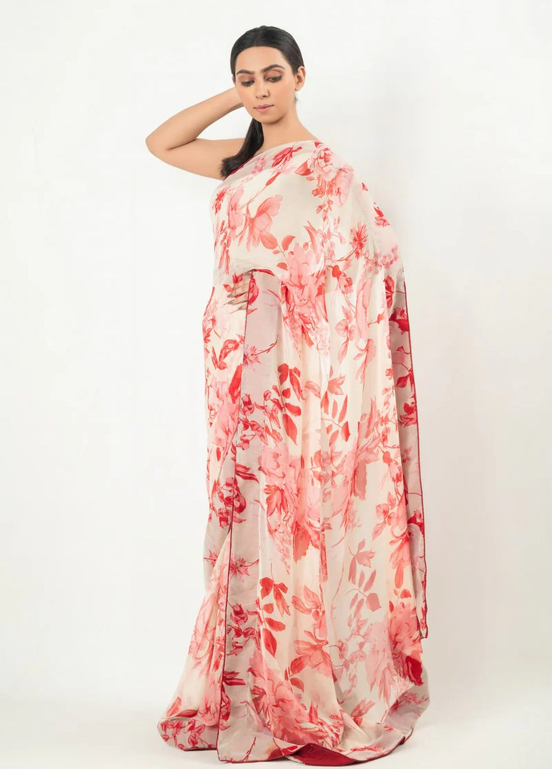 Imran Aftab RTW Printed Chiffon 3 Piece Suit IASC 24 - Festive Collection