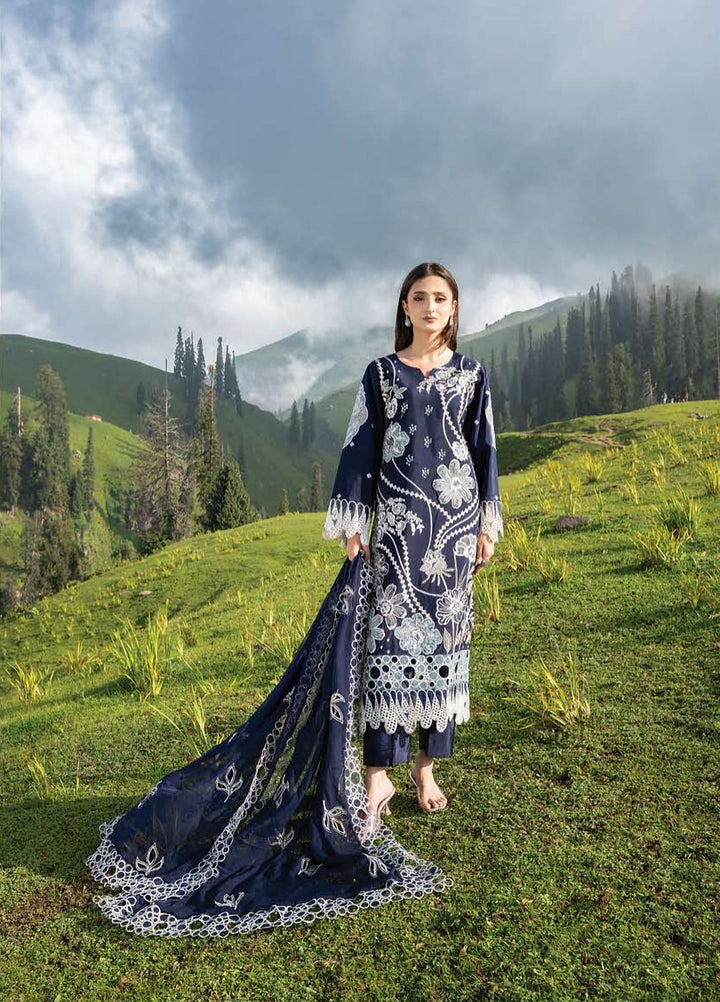 Dastaan by Zebtan Unstitched Embroidered Tassal Silk 3 Piece Suit ZB26UD DZ-01 - Festive Collection