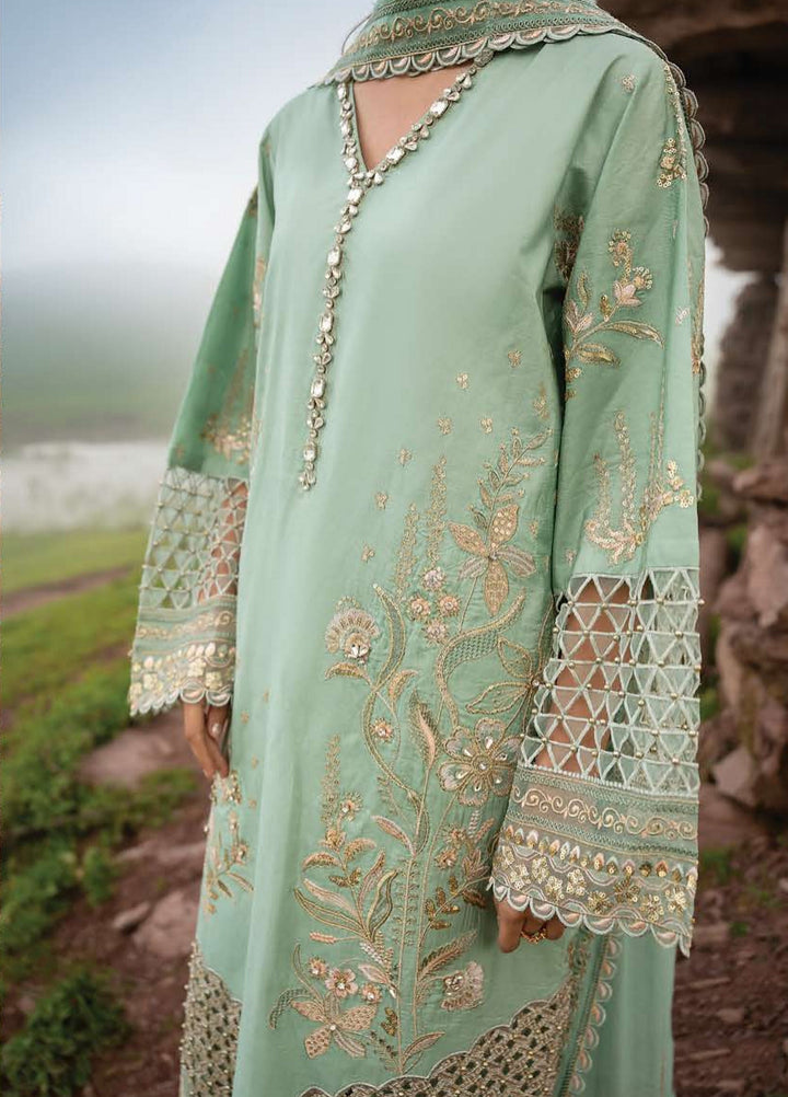 Dastaan by Zebtan Unstitched Embroidered Tassal Silk 3 Piece Suit ZB26UD DZ-02 - Festive Collection