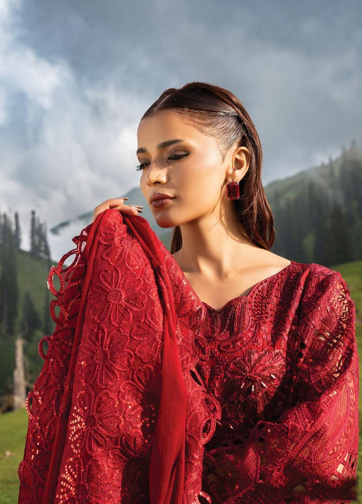 Dastaan by Zebtan Unstitched Embroidered Tassal Silk 3 Piece Suit ZB26UD DZ-06 - Festive Collection