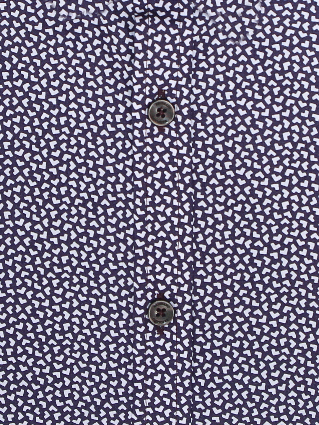 Brumano Ready To Wear Shirts Men 1 Piece Cotton Dark Burgundy Printed Half Sleeve Shirt 0-33-023-2358 - Summer Collection