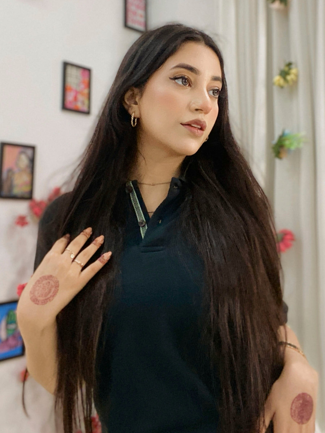 Brumano Solids Dark Green 100% Cotton Pique Polo - Women