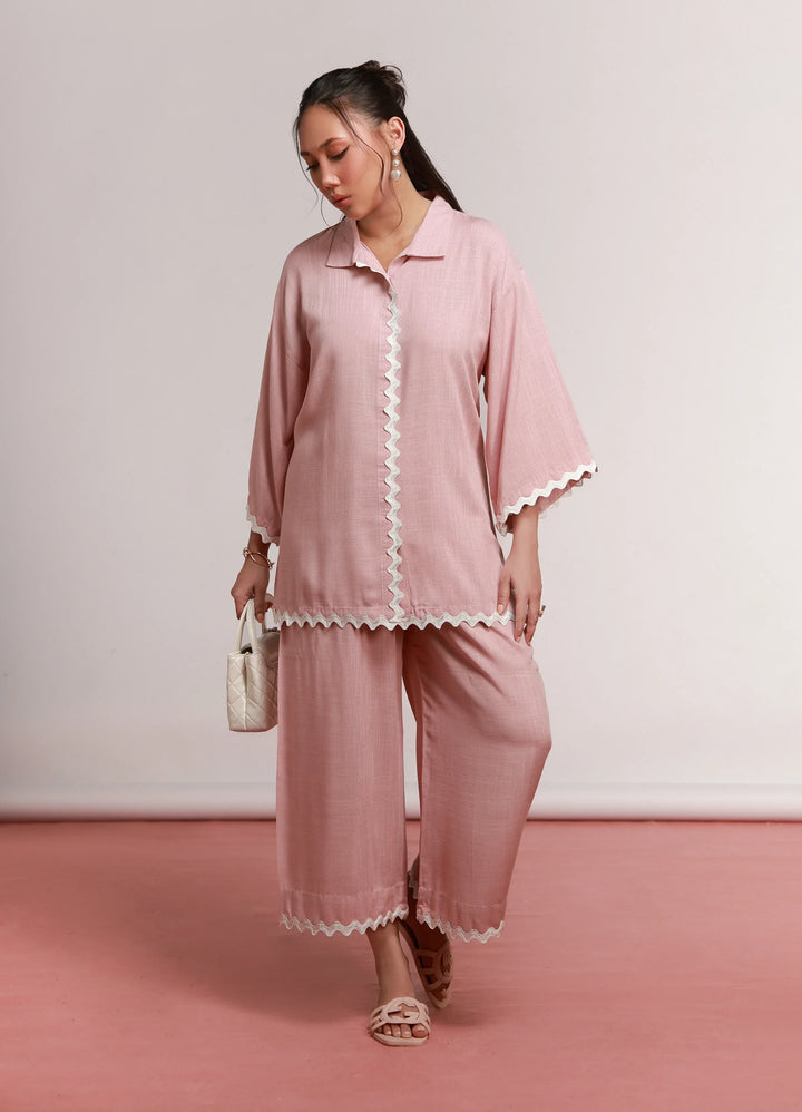 House of Meem RTW Solids Linen 2 Piece Suit Dawn Casual Collection