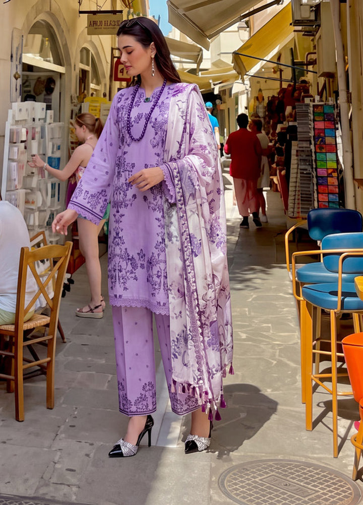 Coco by Al Zohaib RTW Printed Cambric 3 Piece Suit AZ26RCC D-3 - Casual Collection