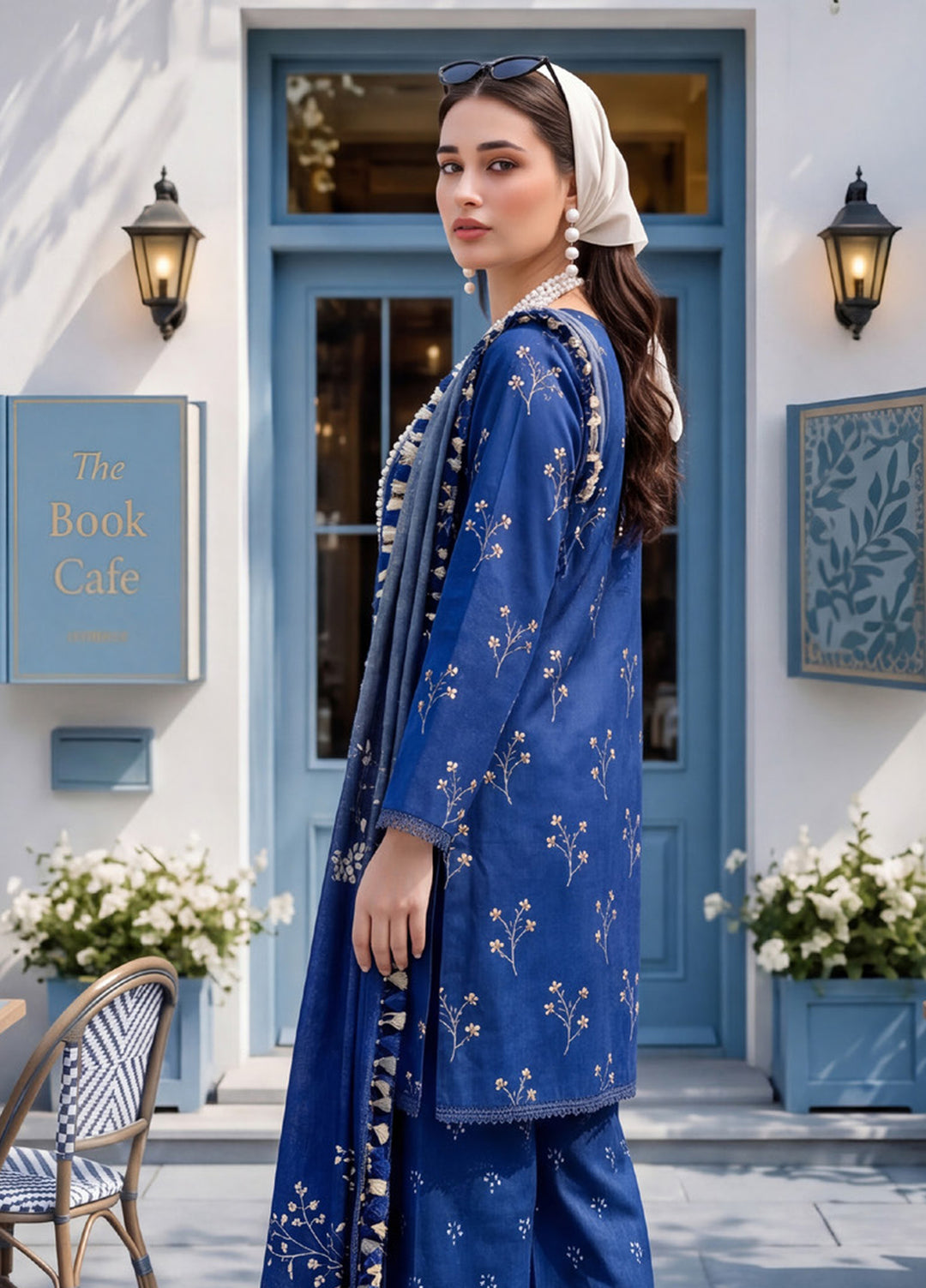 Coco by Al Zohaib Unstitched Printed Cambric 3 Piece Suit AZ26UCC D-05 - Casual Collection