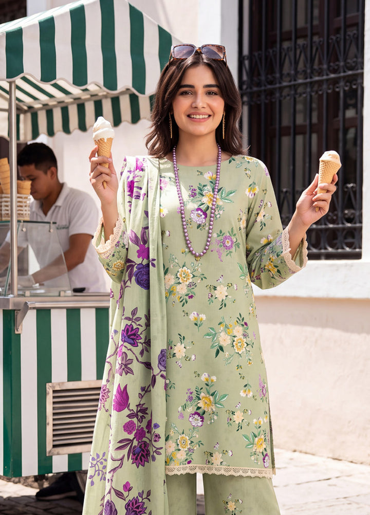 Coco by Al Zohaib RTW Printed Cambric 3 Piece Suit AZ26RCC D-06 - Casual Collection