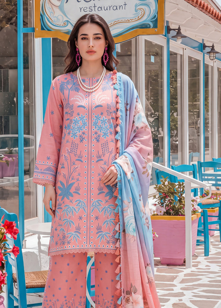 Coco by Al Zohaib RTW Printed Cambric 3 Piece Suit AZ26RCC D-07 - Casual Collection