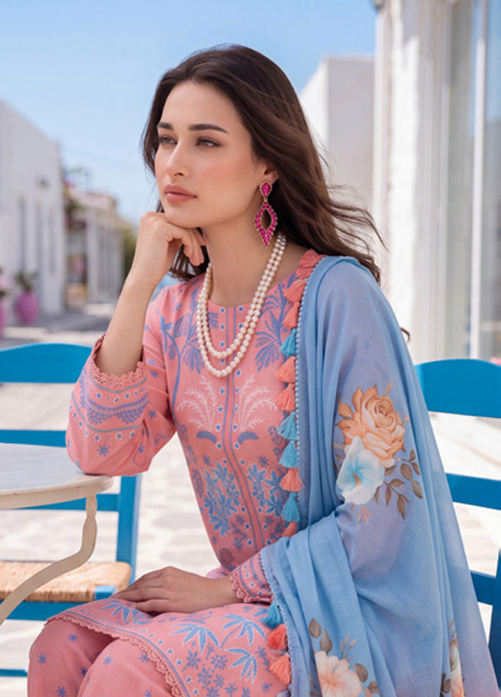 Coco by Al Zohaib RTW Printed Cambric 3 Piece Suit AZ26RCC D-07 - Casual Collection