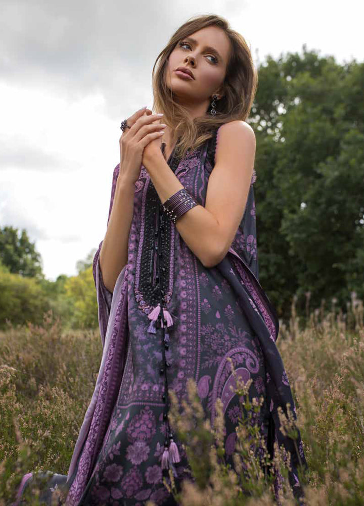Sobia Nazir Satin Unstitched Printed 3 Piece Suits SN25SF D-08 - Festive Collection