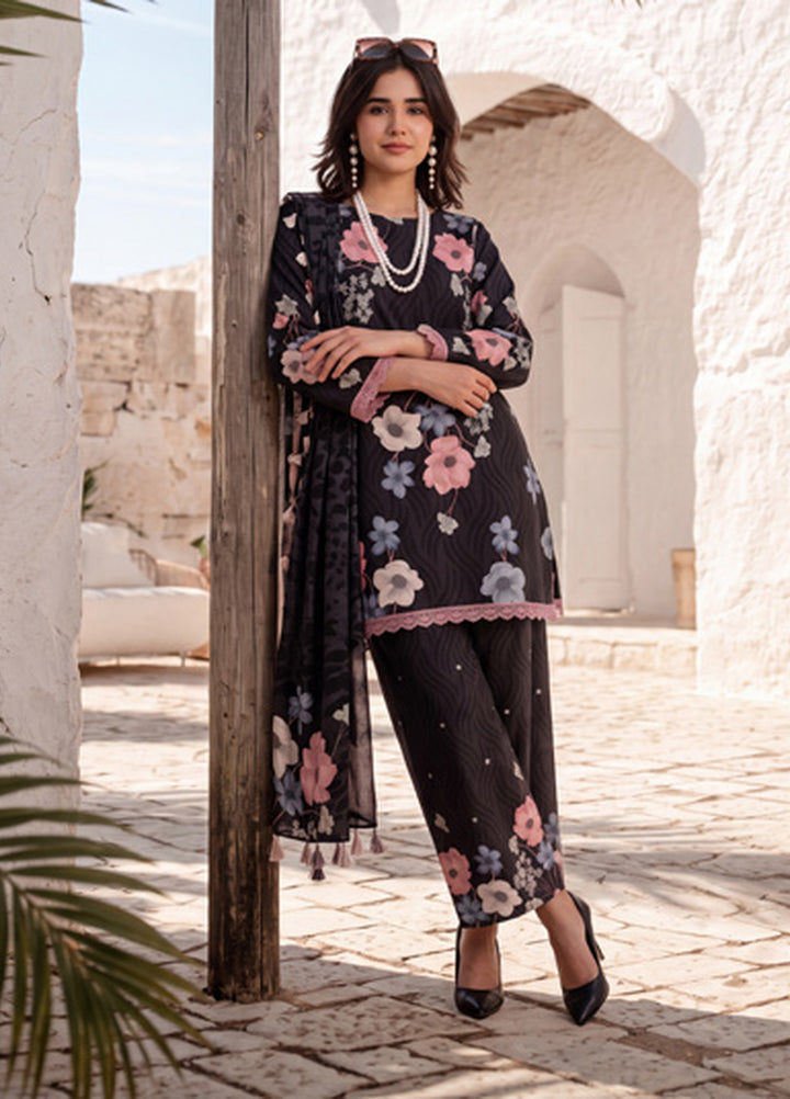 Coco by Al Zohaib RTW Printed Cambric 3 Piece Suit AZ26RCC D-09 - Casual Collection