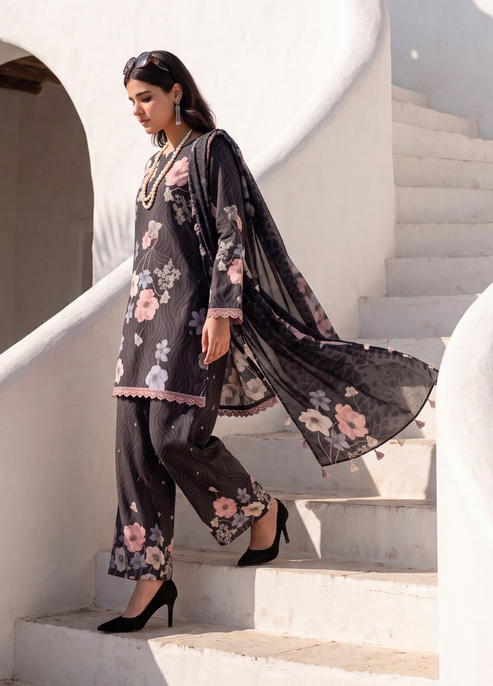 Coco by Al Zohaib RTW Printed Cambric 3 Piece Suit AZ26RCC D-09 - Casual Collection