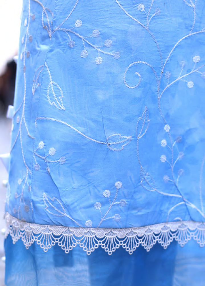Al Zohaib Dhagakari Unstitched Embroidered Lawn 3 Piece Suit AZ26UD D-02 - Casual Collection
