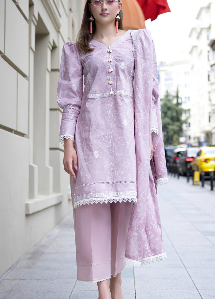 Al Zohaib Dhagakari Unstitched Embroidered Lawn 3 Piece Suit AZ26UD D-09 - Casual Collection