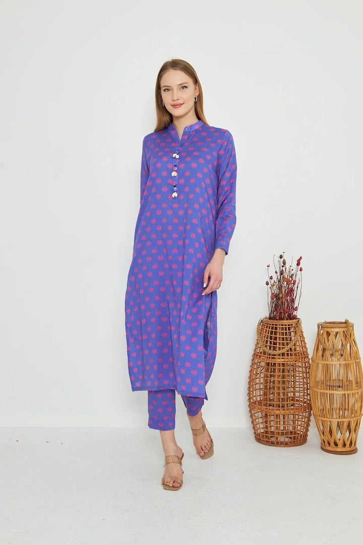 Dhaga Women Pret Printed 2 Piece Lawn Matching Separate FW24DSP0037 - Summer Collection