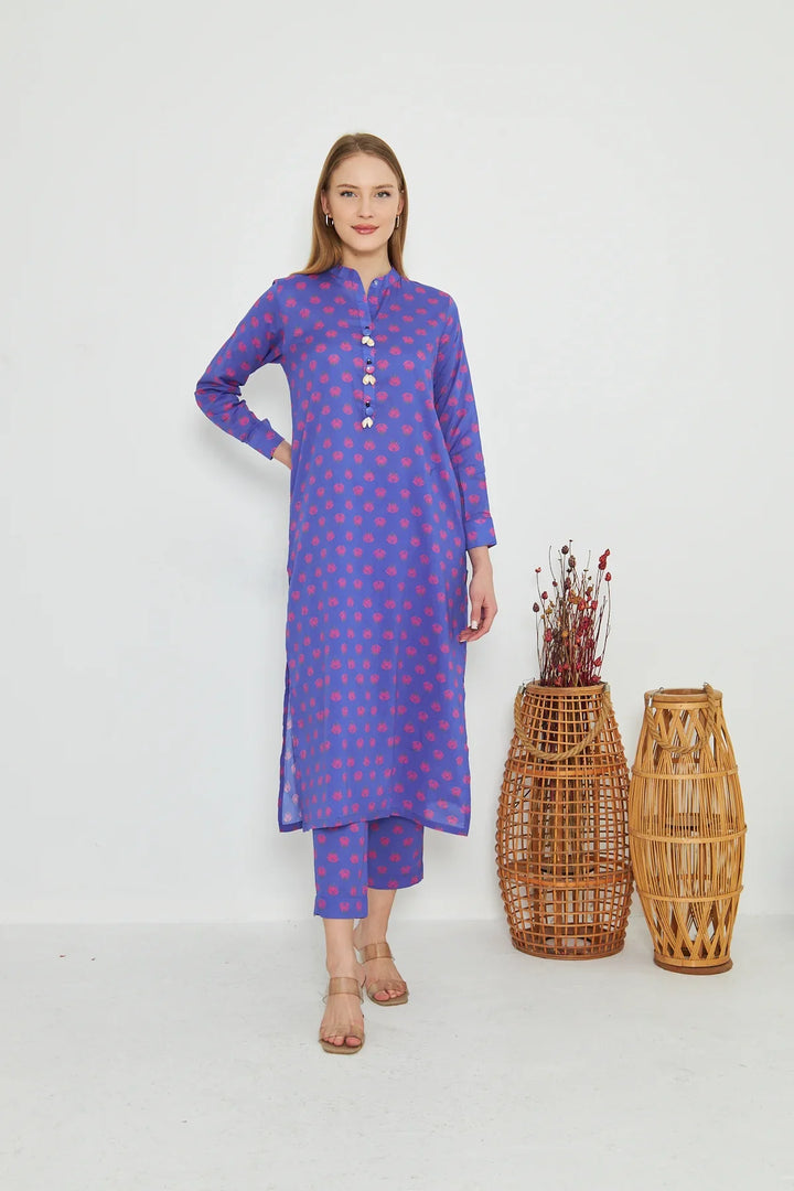 Dhaga Women Pret Printed 2 Piece Lawn Matching Separate FW24DSP0037 - Summer Collection