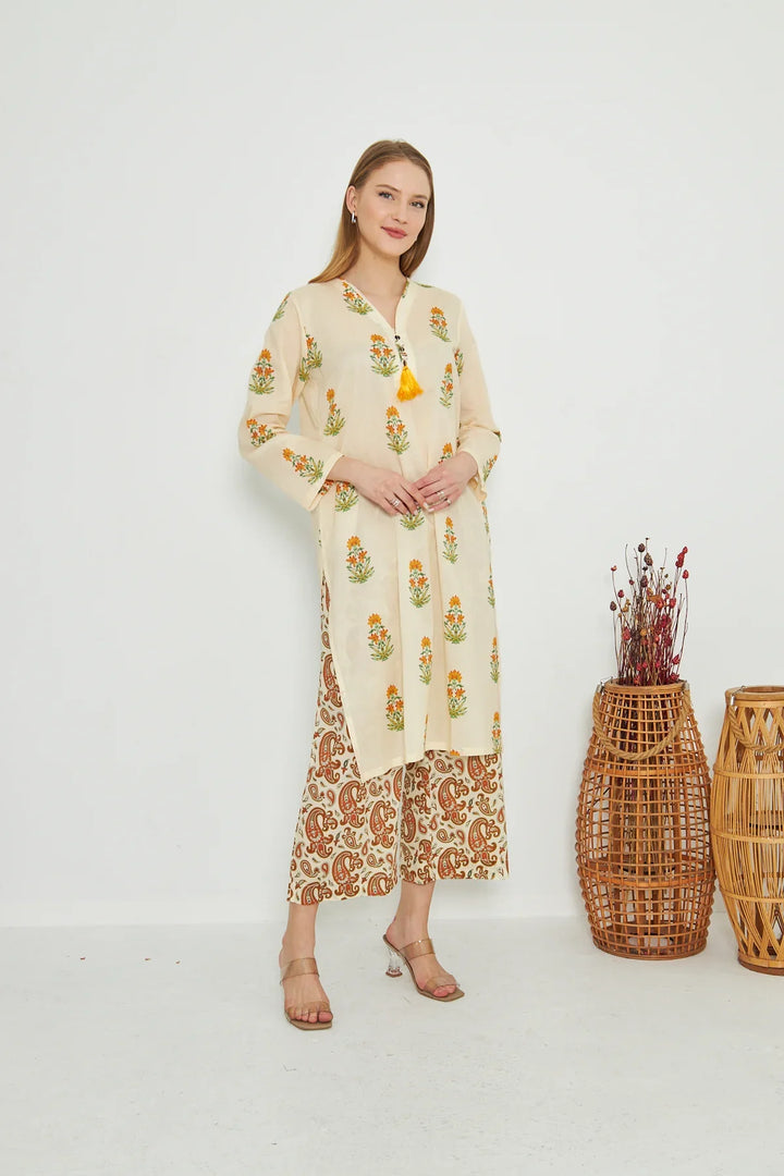 Dhaga Women Pret Printed 2 Piece Lawn Matching Separate FW24DSP0035 - Summer Collection