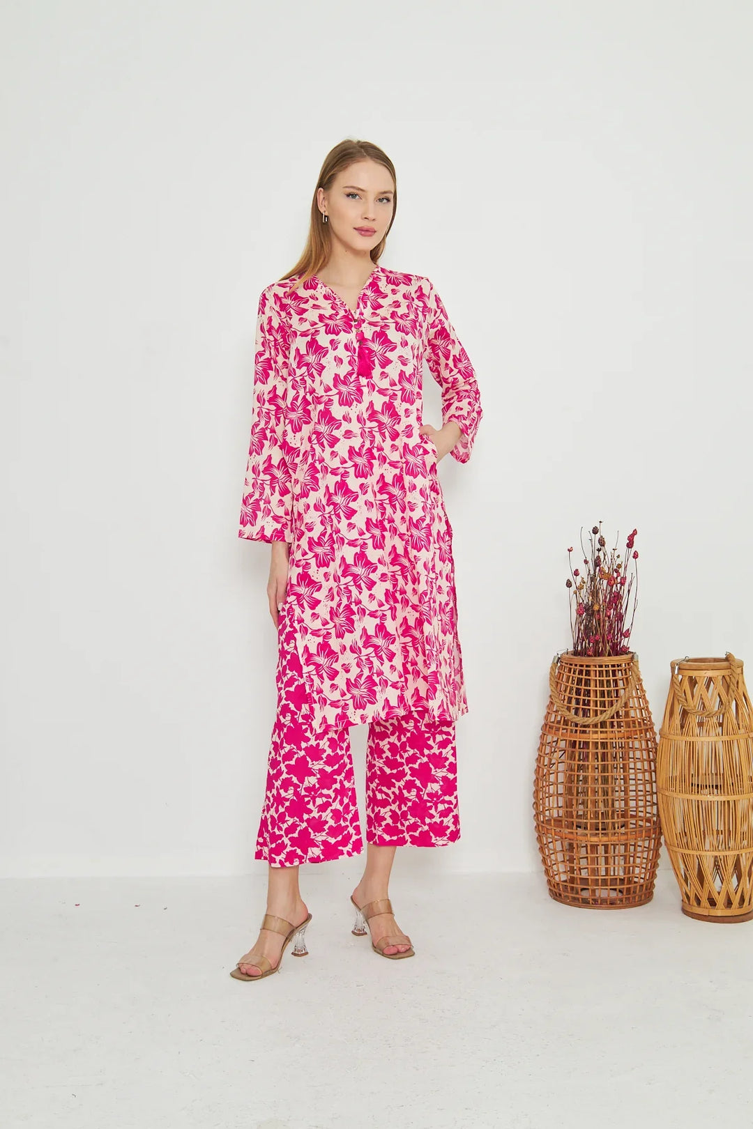 Dhaga Women Pret Printed 2 Piece Lawn Matching Separate FW24DSP0036 - Summer Collection