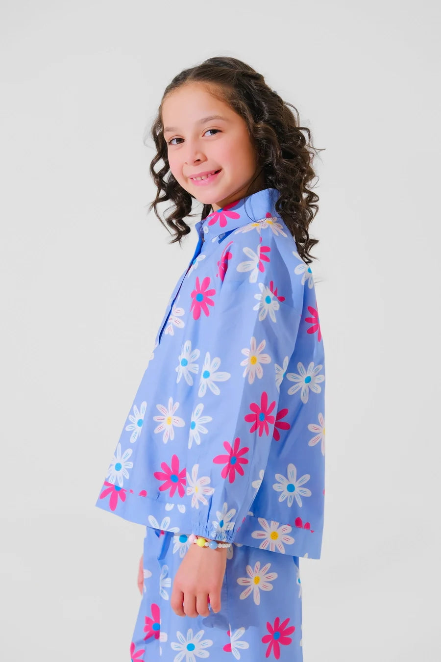 Dhaga Kids Pret Printed Poly lawn 2 Piece Ciro SPD25K10 - Summer Collection