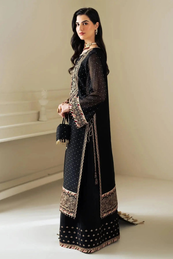Alizeh Fashion Unstitched Embroidered Chiffon 3 Piece Suit AF26UCF AF-PS-8005-Alba - Festive Collection