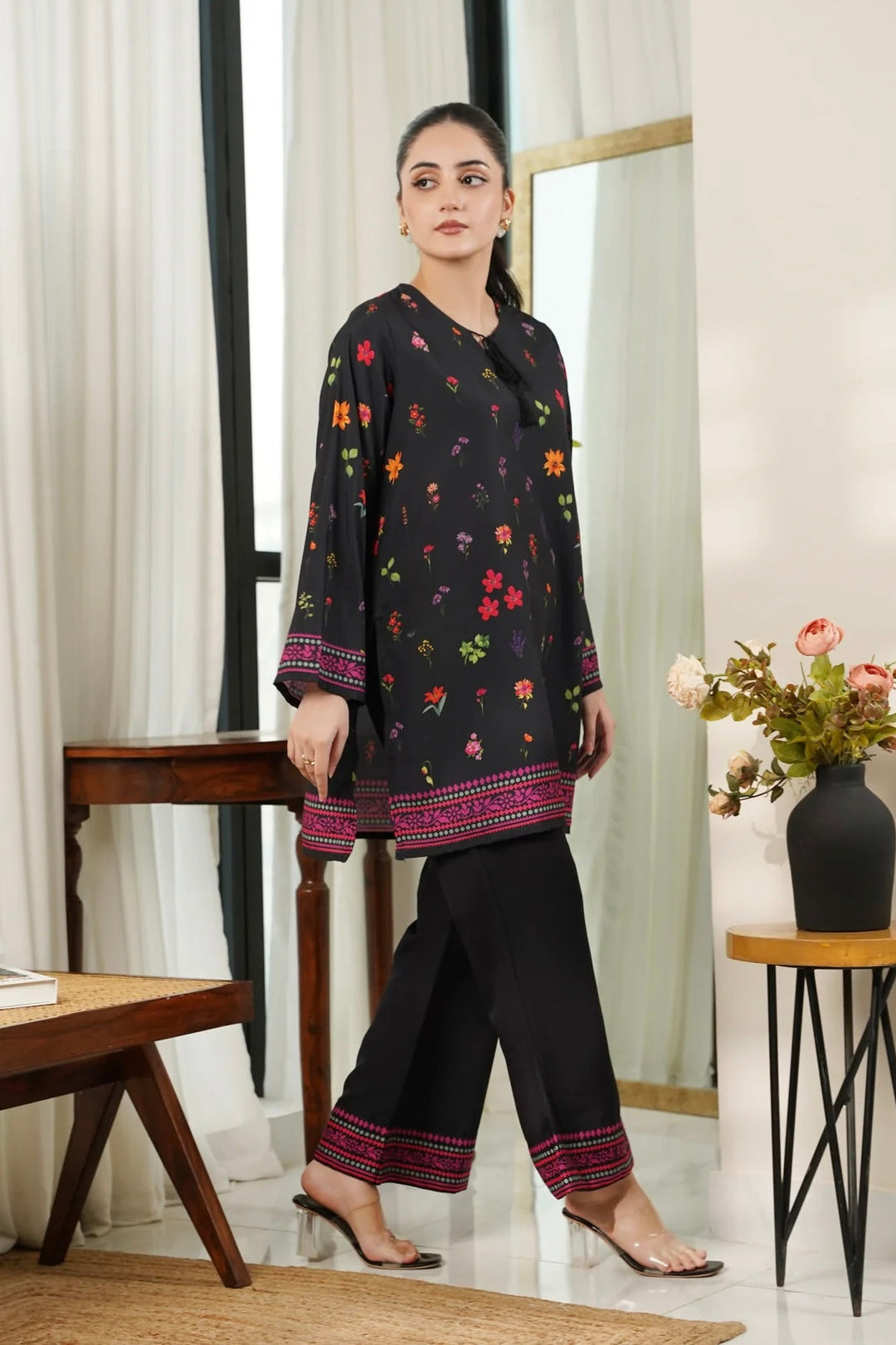 Dhaga Women Pret Printed 2 Piece Soft Crepe Becca SS25DKP134 - Summer Collection