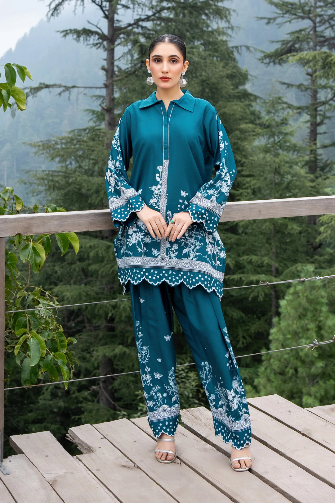 Dhaga Women Pret Printed 2 Piece poly cambric Edith SS25DSP321 - Summer Collection