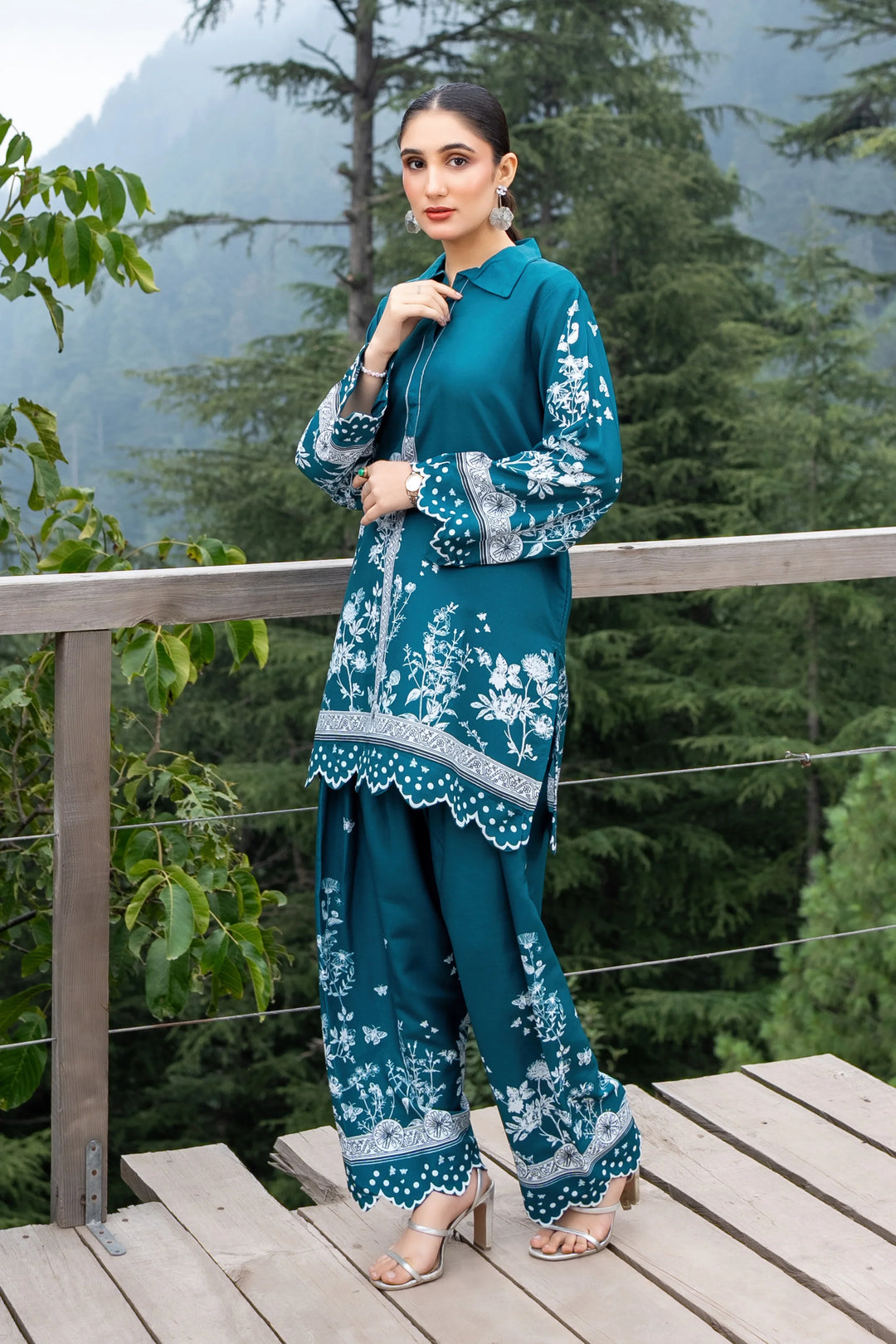 Dhaga Women Pret Printed 2 Piece poly cambric Edith SS25DSP321 - Summer Collection