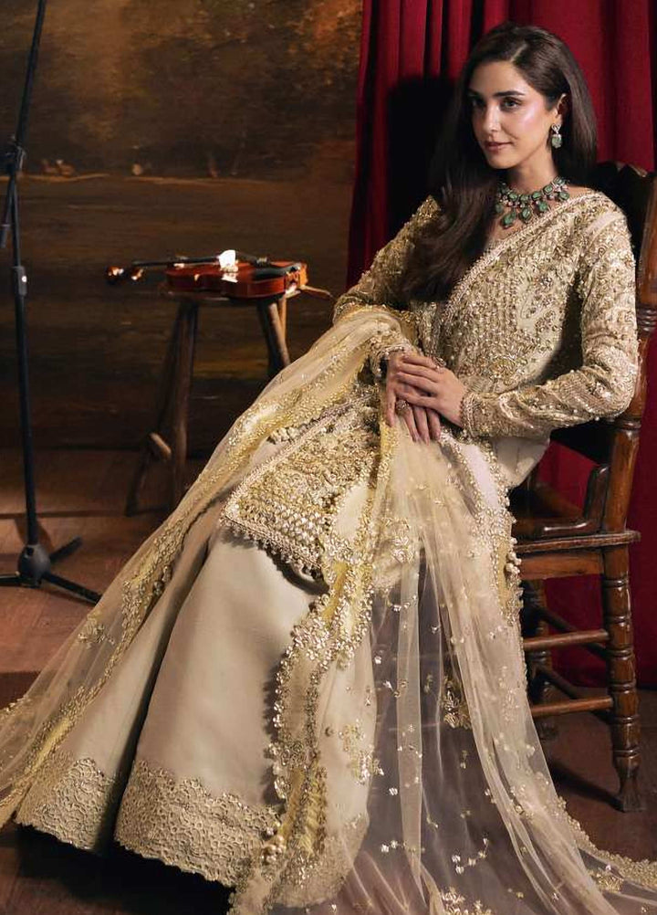 Seranade by Elaf Unstitched Embroidered Organza 3 Piece Suit EL26USW Opera FHM 01 - Wedding Collection