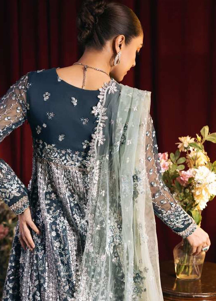 Seranade by Elaf Unstitched Embroidered Organza 3 Piece Suit EL26USW Mélodie FHM 02 - Wedding Collection