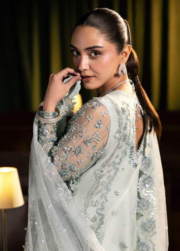 Seranade by Elaf Unstitched Embroidered Poly Net 3 Piece Suit EL26USW Lumière FHM-04 - Wedding Collection