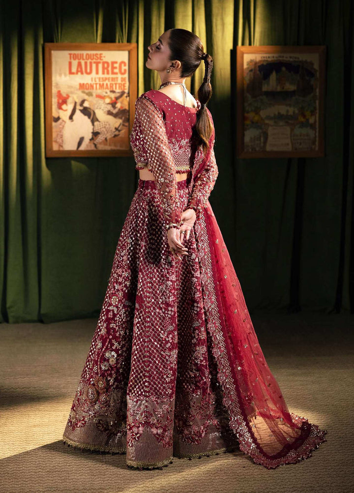 Seranade by Elaf Unstitched Embroidered Organza 2 Piece Suit EL26USW Amour FHM 07 - Wedding Collection