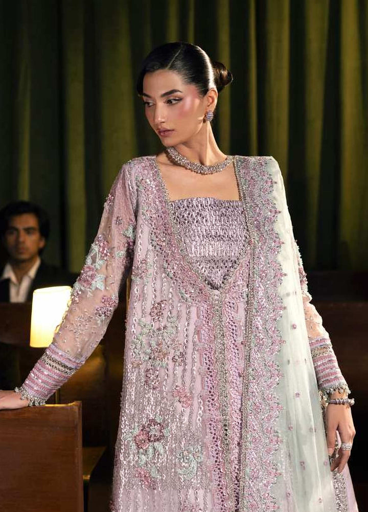 Seranade by Elaf Unstitched Embroidered Organza 3 Piece Suit EL26USW Ophelia EHM-09 - Wedding Collection