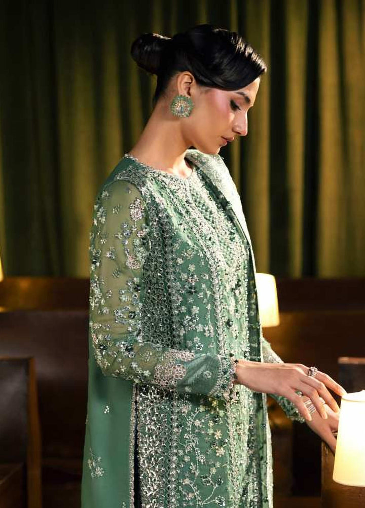 Seranade by Elaf Unstitched Embroidered Organza 3 Piece Suit EL26USW Verdella FHM 10 - Wedding Collection