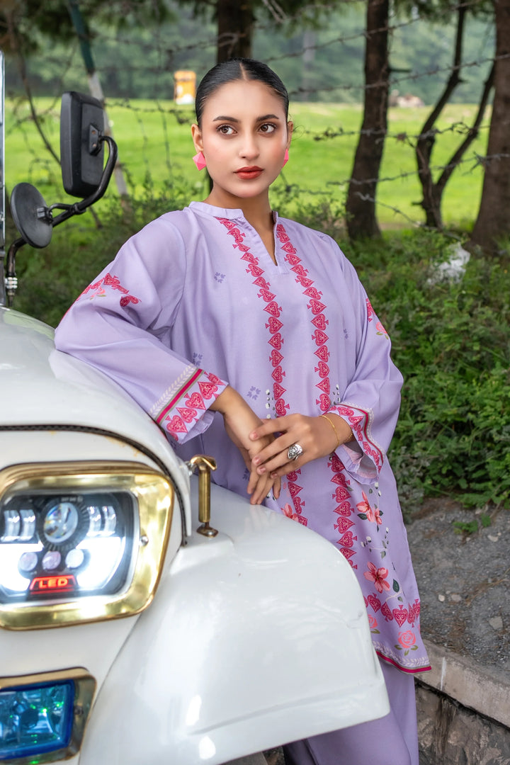 Dhaga Women Pret Printed 2 Piece poly cambric Elestren SS25DSP317 - Summer Collection