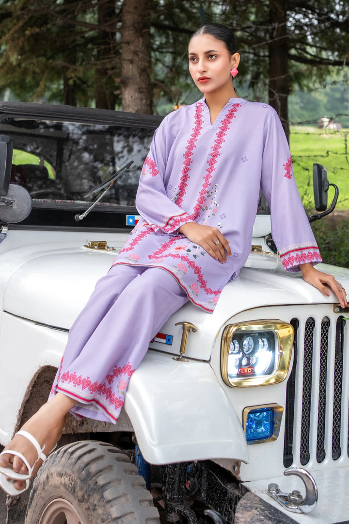 Dhaga Women Pret Printed 2 Piece poly cambric Elestren SS25DSP317 - Summer Collection