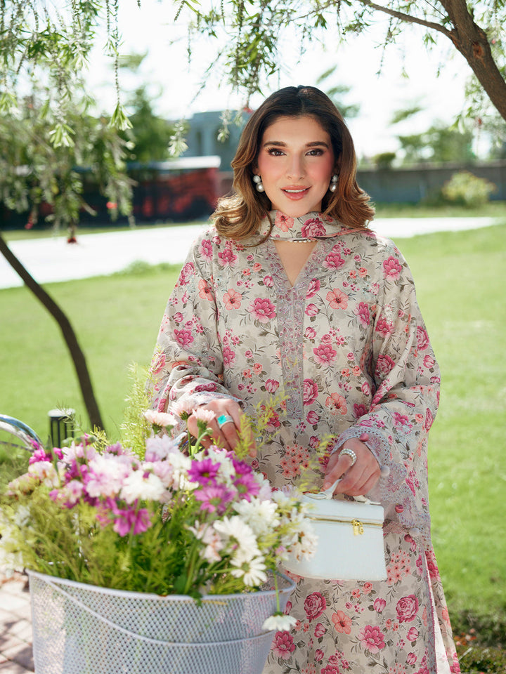 Sunset Muse by Izel Unstitched Embroidered Lawn 3 Piece Suit Ellie - Eid Collection