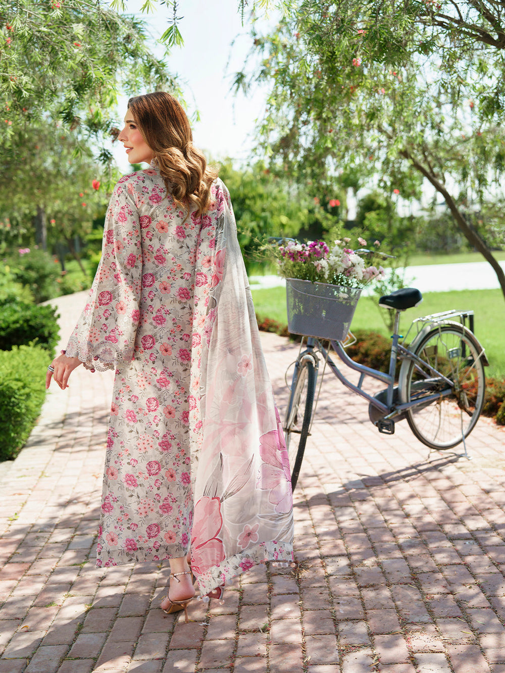 Sunset Muse by Izel Unstitched Embroidered Lawn 3 Piece Suit Ellie - Eid Collection