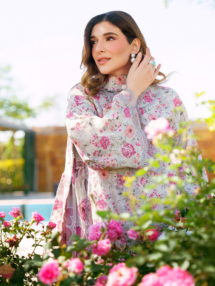 Sunset Muse by Izel Unstitched Embroidered Lawn 3 Piece Suit Ellie - Eid Collection