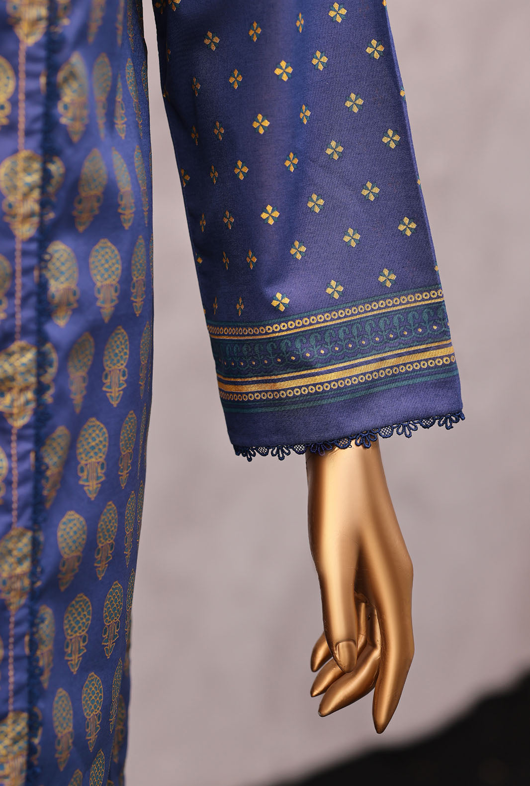 Exclusive by HZ Textiles Unstitched Printed Lawn 3 Piece Suit EPC-7059 - Casual Collection