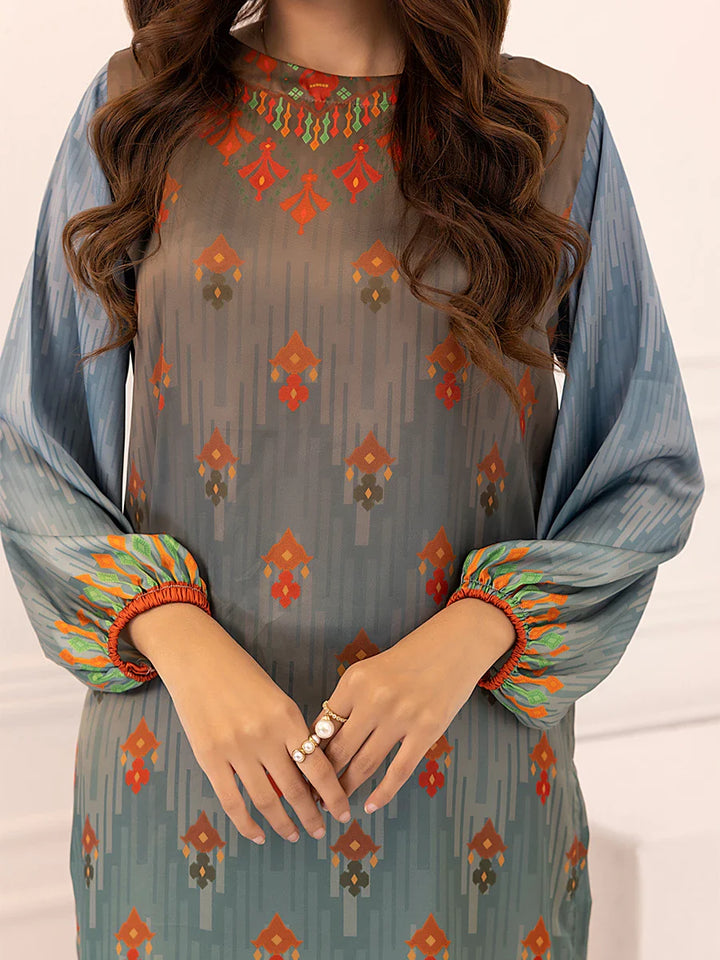 Salitex Women Printed Silk 1 Piece Shirt E-00009 - Winter Collection