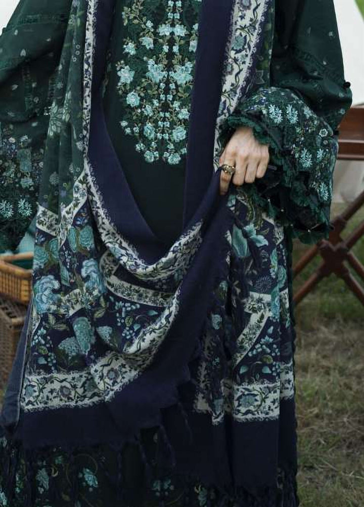 Wilderness by Elaf Unstitched Printed Khaddar 3 Piece Suit EL26UW Wintermint EWR-1A - Winter Collection