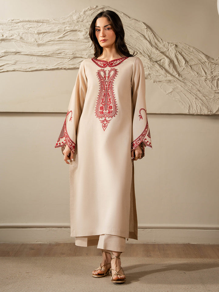 Izel Women Pret Embroidered Karandi 2 Piece Suit Elise - Summer Collection