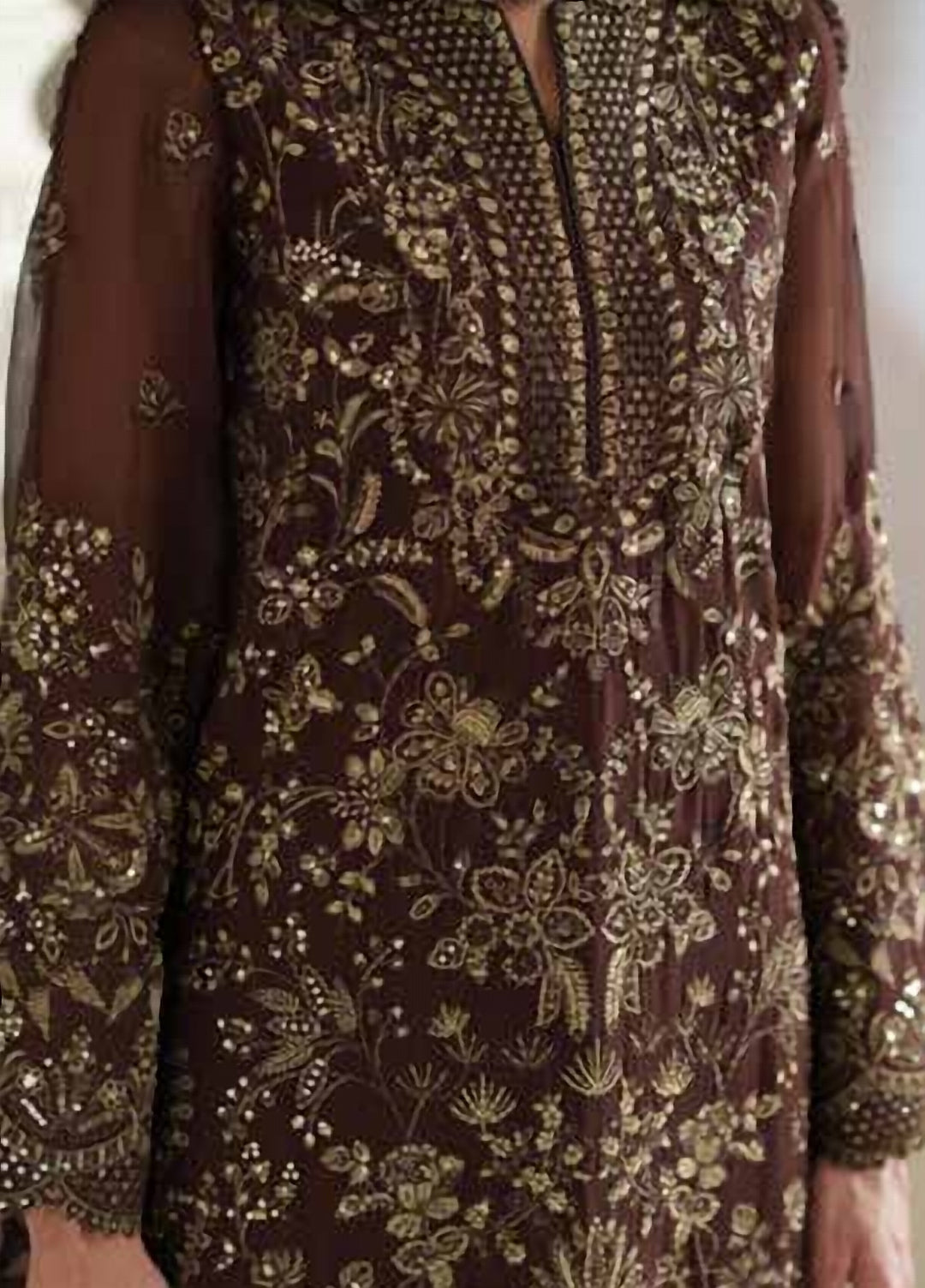 Modern Heirloom by Emaan Adeel Unstitched Embroidered Chiffon 3 Piece Suit EA26UMH Adelia - Festive Collection