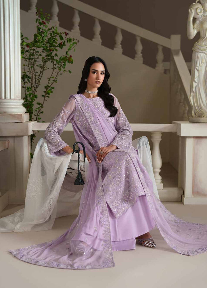 Modern Heirloom by Emaan Adeel Unstitched Embroidered Chiffon 3 Piece Suit EA26UMH Emmeline - Festive Collection