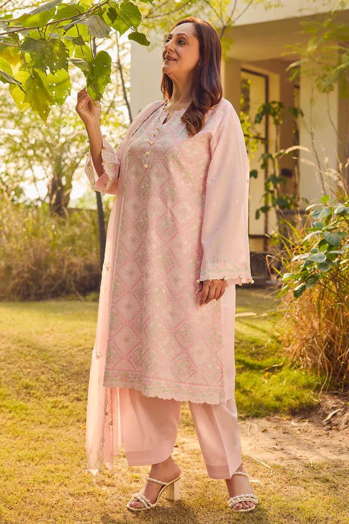 Tribute To Mother by Gul Ahmed Unstitched Embroidered Lawn 3 Piece Suit GA26UTM PM-52087 - Summer Collection