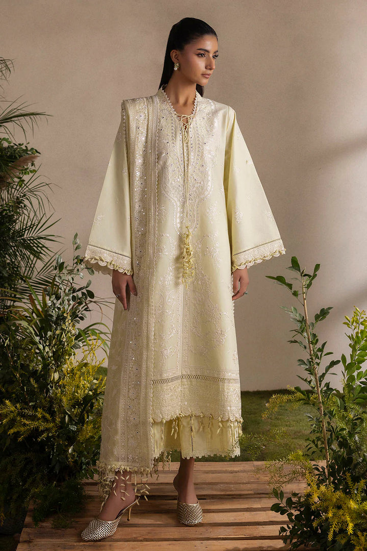 Slow Bloom by Gul Ahmed Unstitched Embroidered Lawn 3 Piece Suit GA26USB PM-62004 - Summer Collection