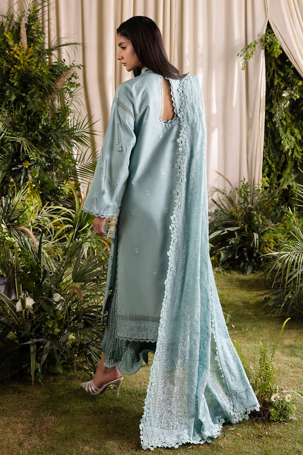 Slow Bloom by Gul Ahmed Unstitched Embroidered Lawn 3 Piece Suit GA26USB PM-62006 - Summer Collection